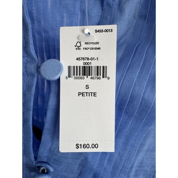 NWT Banana Republic Petite Small Sky Blue Dress - Picture 8 of 11